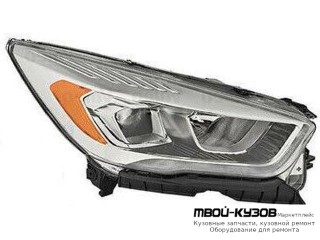 ФАРА ПРАВАЯ СТОРОНА ЛИНЗОВАННАЯ С КОРРЕКТОР , ДИОД (DEPO) для Ford KUGA (2013-)