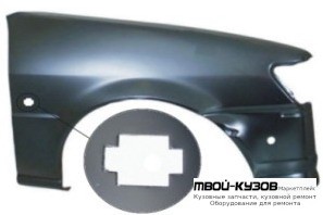 КРЫЛО ПЕРЕДНИЙ ПРАВАЯ СТОРОНА С (КРЕСТООБРАЗН) ОТВ ПОД ПОВТОРИТЕЛЬ (ИТАЛИЯ) для Ford FIESTA (03.1989 - 08.1996)