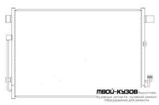 MURANO КОНДЕНСАТОР КОНДИЦИОНЕРА для Nissan MURANO (2008-)