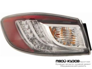 ФОНАРЬ ЗАДНИЙ ВНЕШНИЙ ЛЕВАЯ СТОРОНА ДИОД (СЕДАН) (DEPO) для Mazda 3 (2009-)