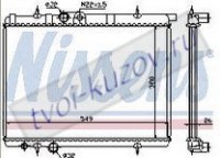 206 (C4 04-) РАДИАТОР ОХЛАЖДЕН (NISSENS) (NRF) (GERI) (см.каталог)
