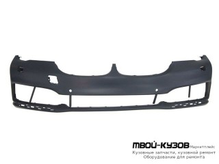 БАМПЕР ПЕРЕДНИЙ С ОТВЕРСТИЯМИ ПОД ОМЫВАТЕЛЬ ФАР , ПОД ДАТЧИКИ , ГРУНТ (ТАЙВАНЬ) для BMW G11 / G12 7 series (2015-)