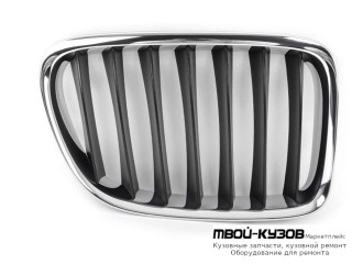РЕШЕТКА РАДИАТОРА ПРАВАЯ СТОРОНА ХРОМ-ЧЁРНЫЙ (ТАЙВАНЬ) для BMW E84 X1 (2009-)