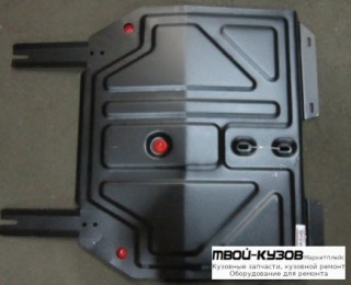 ЗАЩИТА ПОДДОНА ДВИГАТЕЛЯ + КПП , С КРЕПЛЕН , 1.6 , СТАЛЬН для Chery TIGGO (2006-)