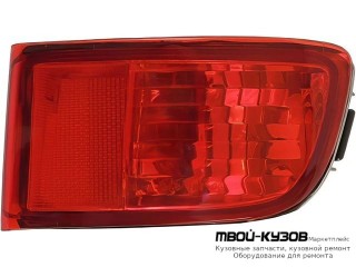 ФОНАРЬ ЗАДНИЙ ВНЕШНИЙ ПРАВАЯ СТОРОНА НИЖН В БАМПЕР (DEPO) КРАСНЫЙ для Toyota LANDCRUISER PRADO 120 (09.2002-)