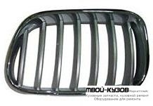 РЕШЕТКА РАДИАТОРА ЛЕВАЯ СТОРОНА С ХРОМ МОЛДИНГ ТЕМНО-СЕРЫЙ (ТАЙВАНЬ) для BMW E90 СЕДАН / E91 УНИВЕРСАЛ (3 SERIES) (2004-)