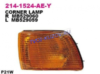 УКАЗАТЕЛЬ ПОВОРОТА левый жёлтый  - для MITSUBISHI GALANT