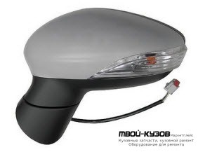 ЗЕРКАЛО ЛЕВАЯ СТОРОНА ЭЛЕКТР С ПОДОГРЕВОМ С УКАЗАТЕЛЬ ПОВОРОТА , АВТОСКЛАДЫВ (ASPHERICAL) (ТАЙВАНЬ) для Ford FIESTA (2008-)