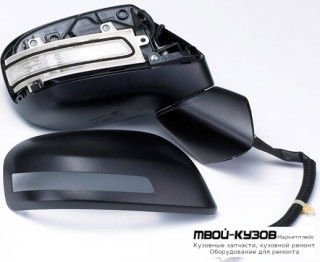 ЗЕРКАЛО ПРАВАЯ СТОРОНА ЭЛЕКТР С ПОДОГРЕВОМ АВТОСКЛАДЫВ , ДИОД УКАЗАТЕЛЬ ПОВОРОТА 9 КОНТ (CONVEX) ГРУНТ (ТАЙВАНЬ) для Honda CIVIC (2012-) СЕДАН