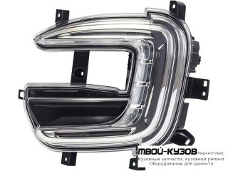 ФАРА ПРОТИВОТУМАННАЯ ЛЕВАЯ СТОРОНА DRL( ХОД. ОГНИ) , БЕЗ ПРОТИВОТУМ (КИТАЙ) для Renault KAPTUR (2016-)