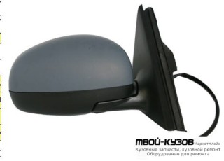 ЗЕРКАЛО ПРАВАЯ СТОРОНА ЭЛЕКТР С ПОДОГРЕВОМ (CONVEX) (ТАЙВАНЬ) для Skoda FABIA / ROOMSTER (2007-2009)