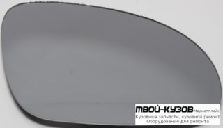 СТЕКЛО ЗЕРКАЛА ПРАВАЯ СТОРОНА С ПОДОГРЕВОМ (CONVEX) (ТАЙВАНЬ) для Volkswagen GOLF V (10.2003-), Volkswagen PASSAT B5+ (10.2000-), Volkswagen SHARAN (04.2000-) / SEAT ALHAMBRA (4/00)
