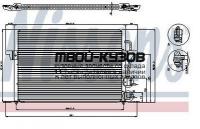 94308 - РАДИАТОР КОНДИЦИОНЕРА (NISSENS) Ford Mondeo 2 (1997-1999)