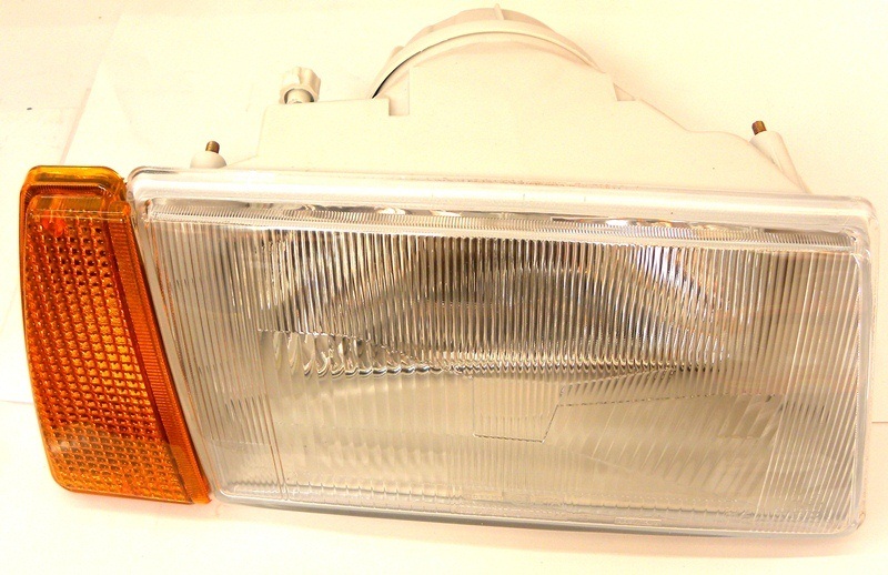 Фара ВАЗ-2108 правая в сборе c желт.пов.б/л (серый корпус) (Формула Света)