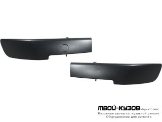 МОЛДИНГ БАМПЕРА ПЕРЕДНИЙ ЛЕВАЯ + ПРАВАЯ (КОМПЛЕКТ) (ИТАЛИЯ) для Renault MEGANE (2003-2007)