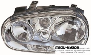 ФАРА ПРАВАЯ СТОРОНА С ПРОТИВОТУМ ПОД КОРРЕКТОР (DEPO) для Volkswagen GOLF IV (10.1997-)