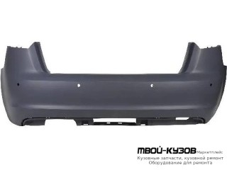 БАМПЕР ЗАДНИЙ С ОТВ ПОД ДАТЧИКИ ГРУНТ (ТАЙВАНЬ) для Audi A3 (2008-2011)