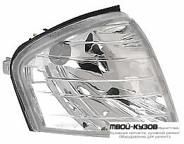 УКАЗ.ПОВОРОТА УГЛОВОЙ ПРАВАЯ СТОРОНА ТЮНИНГ ПРОЗРАЧНЫЙ ХРУСТАЛ для Mercedes W202 (06.1993 - 06.2000)