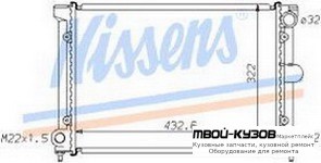 РАДИАТОР ОХЛАЖДЕНИЯ (NISSENS) (NRF) (GERI) (см.каталог) для Volkswagen PASSAT B3 (04.1988 - 10.1993)