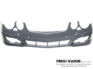 БАМПЕР ПЕРЕДНИЙ ПОД ДАТЧИКИ , П/ОМЫВАТЕЛЬ "ELEGANCE" (ориг.) для Mercedes W211 (07.2002-)