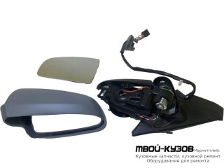 ЗЕРКАЛО ЛЕВАЯ СТОРОНА (3 ДВ) ЭЛЕКТР С ПОДОГРЕВОМ , АВТОСКЛАДЫВ (ASPHERICAL) (ТАЙВАНЬ) для Audi A3 (09.2003 - 09.2005-)