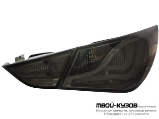 ФОНАРЬ ЗАДНИЙ ВНЕШНИЙ+ВНУТР ЛЕВАЯ + ПРАВАЯ (КОМПЛЕКТ) ТЮНИНГ ТОНИР С ДИОД (EAGLE EYES) ВНУТРИ ХРОМ для Hyundai SONATA (2010-)