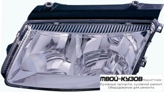 ФАРА ЛЕВАЯ СТОРОНА +/- ПОД КОРРЕКТОР ПРОЗРАЧНЫЙН для Volkswagen PASSAT B5 (11.1996 - 09.2000)