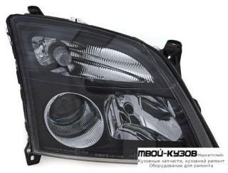 ФАРА ПРАВАЯ СТОРОНА ПОД КОРРЕКТОР ВНУТРИ (DEPO) ЧЁРНЫЙ для Opel VECTRA С (04.2002-) SIGNUM (2003-)