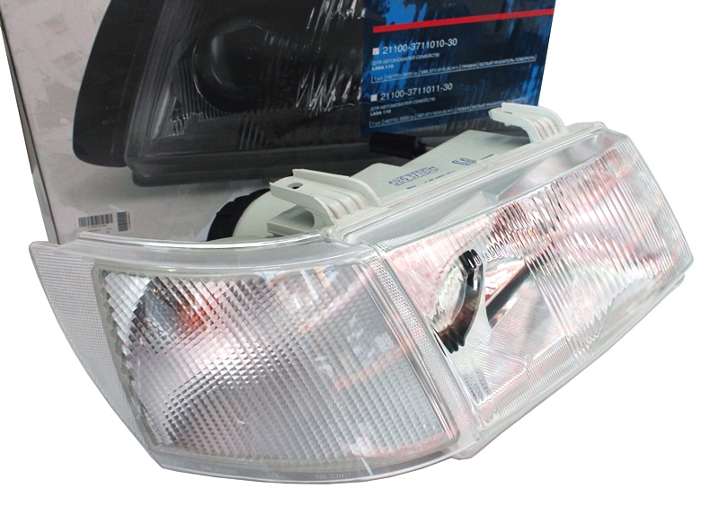 Фара ВАЗ-2110 правая в сборе (тюнинг) (Автосвет) 586.3711