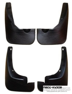 БРЫЗГОВИК ПЕРЕДНИЙ КРЫЛА ЛЕВАЯ + ПРАВАЯ (КОМПЛЕКТ) + ЗАДНИЙ (4 ШТ) (КИТАЙ) для KIA CERATO (2009-2012)