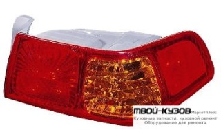 ФОНАРЬ ЗАДНИЙ ВНЕШНИЙ ПРАВАЯ СТОРОНА (USA) (DEPO) КРАСНЫЙ-ЖЕЛТ для Toyota CAMRY V20 (07.1996 - 09.2001)