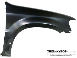 КРЫЛО ПЕРЕДНИЙ ПРАВАЯ СТОРОНА БЕЗ ОТВ ПОД ПОВТОРИТЕЛЬ , П/РАСШИРИТ (ТАЙВАНЬ) для Ford MAVERICK (EURO) (2000-2002) ESCAPE (USA) (2001- / 2008-)