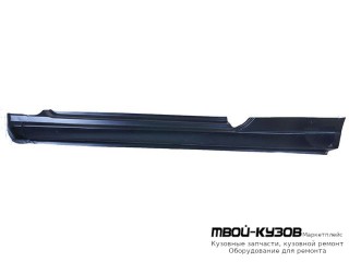 ПОРОГ ЛЕВАЯ СТОРОНА (3 дв) (KLOKKERHOLM) для Ford FOCUS (11.1998 - 10.2001) (11.2001-)