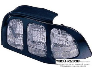 ФОНАРЬ ЗАДНИЙ ВНЕШНИЙ ЛЕВАЯ СТОРОНА С ЧЁРНЫЙ РАМК (DEPO) для Ford MUSTANG (1994-1998) (2018-)