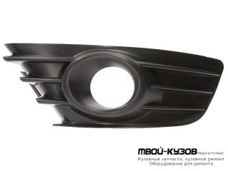 РЕШЕТКА БАМПЕРА ПЕРЕДНИЙ ЛЕВАЯ СТОРОНА С ОТВЕРСТИЯМИ ПОД ПРОТИВОТУМАННЫЕ ФАРЫ (КИТАЙ) для Citroen C4 (11.2004-) PICASSO (2006-)