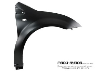 КРЫЛО ПЕРЕДНИЙ ПРАВАЯ СТОРОНА С ОТВ ПОД ПОВТОРИТЕЛЬ (ТАЙВАНЬ) для Citroen C2 (10.2003-)