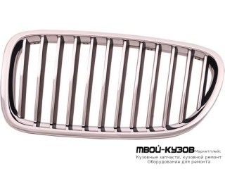 РЕШЕТКА РАДИАТОРА ЛЕВАЯ СТОРОНА ХРОМ ЧЁРНЫЙ (ТАЙВАНЬ) для BMW F10 5 series (2010-)