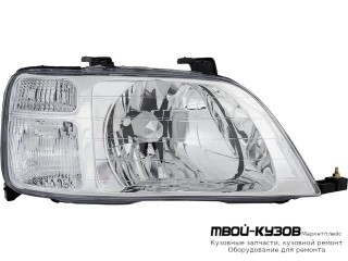 ФАРА ПРАВАЯ СТОРОНА БЕЗ КОРРЕКТОР (USA) (DEPO) для Honda CRV (1996-2002)