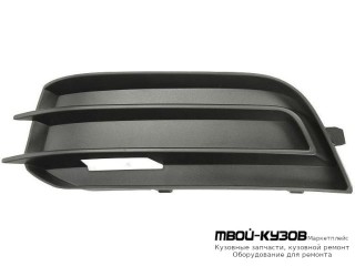 РЕШЕТКА БАМПЕРА ПЕРЕДНИЙ ПРАВАЯ СТОРОНА БЕЗ ОТВЕРСТИЙ ПОД ПРОТИВОТУМАННЫЕ ФАРЫ (ТАЙВАНЬ) для Audi A1 (2010-)