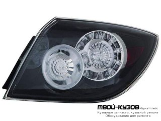 ФОНАРЬ ЗАДНИЙ ВНЕШНИЙ ПРАВАЯ СТОРОНА (СЕДАН) ПРОЗРАЧНЫЙ С ДИОД ГАБАРИТ , СТОП СИГНАЛ (DEPO) для Mazda 3 (2004-)