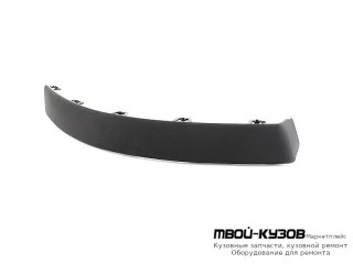 МОЛДИНГ БАМПЕРА ПЕРЕДНИЙ ПРАВАЯ СТОРОНА ЧЁРНЫЙ (ТАЙВАНЬ) для Citroen C4 (11.2004-) PICASSO (2006-)