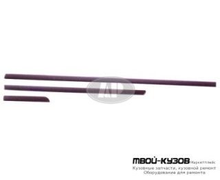 МОЛДИНГ КУЗОВА ЛЕВАЯ + ПРАВАЯ (КОМПЛЕКТ) (СЕДАН) (6 ШТ) ГРУНТ ЧЁРНЫЙ (ТАЙВАНЬ) для BMW E46 СЕДАН / УНИВЕРСАЛ (05.1998 - 08.2001) (09.2001 - 2003)