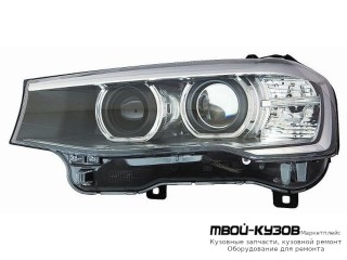 ФАРА ЛЕВАЯ СТОРОНА С КОРРЕКТОР , ДИОД (КСЕНОН) (DEPO) для BMW F25 X3 (2011-)