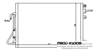 LOGAN КОНДЕНСАТОР КОНДИЦИОНЕРА (см.каталог) для Renault LOGAN (2005-2014)