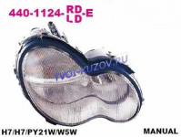 ФАРА правая (рефлёное стекло)  - для MERCEDES W203