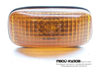 ПОВТОРИТЕЛЬ ПОВОРОТА В КРЫЛО ЛЕВАЯ = ПРАВАЯ (DEPO) ЖЕЛТ для Nissan PRIMERA P11 (11.1996 - 05.1999), Nissan PRIMERA P11 (06.1999 - 03.2002), Nissan PRIMERA P12 (2002-)