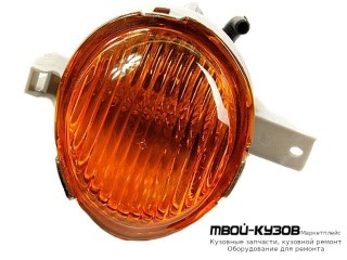 УКАЗ.ПОВОРОТА НИЖН ПРАВАЯ СТОРОНА КРУГЛ (DEPO) ЖЕЛТ для Daewoo MATIZ (2001-)