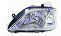 ФАРА левая серый обод 08- DEPO  - для RENAULT LOGAN
