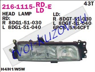 626 фара левая 216-1115L-LD-E