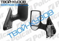 TRANSIT 2001- ЗЕРКАЛО R МЕХАНИЧЕСКОЕ КОРОТКАЯ НОЖКА